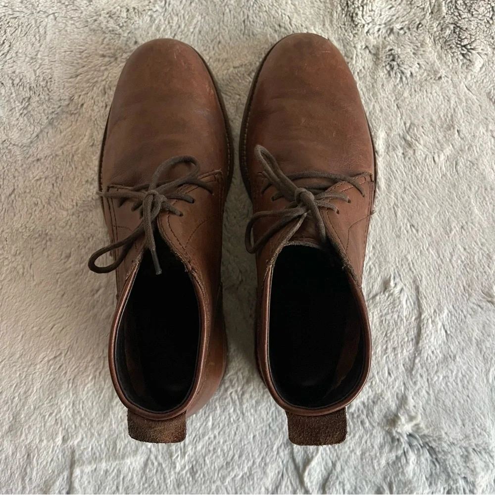 Cole Haan Chukka Boots 8.5 Brown Leather